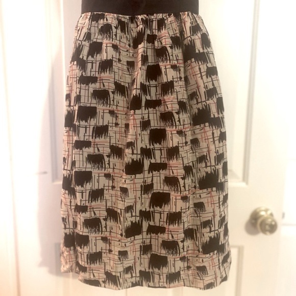 “BURLAPP” ANTHROPOLOGIE Silk Strapless Dress - Picture 12 of 15